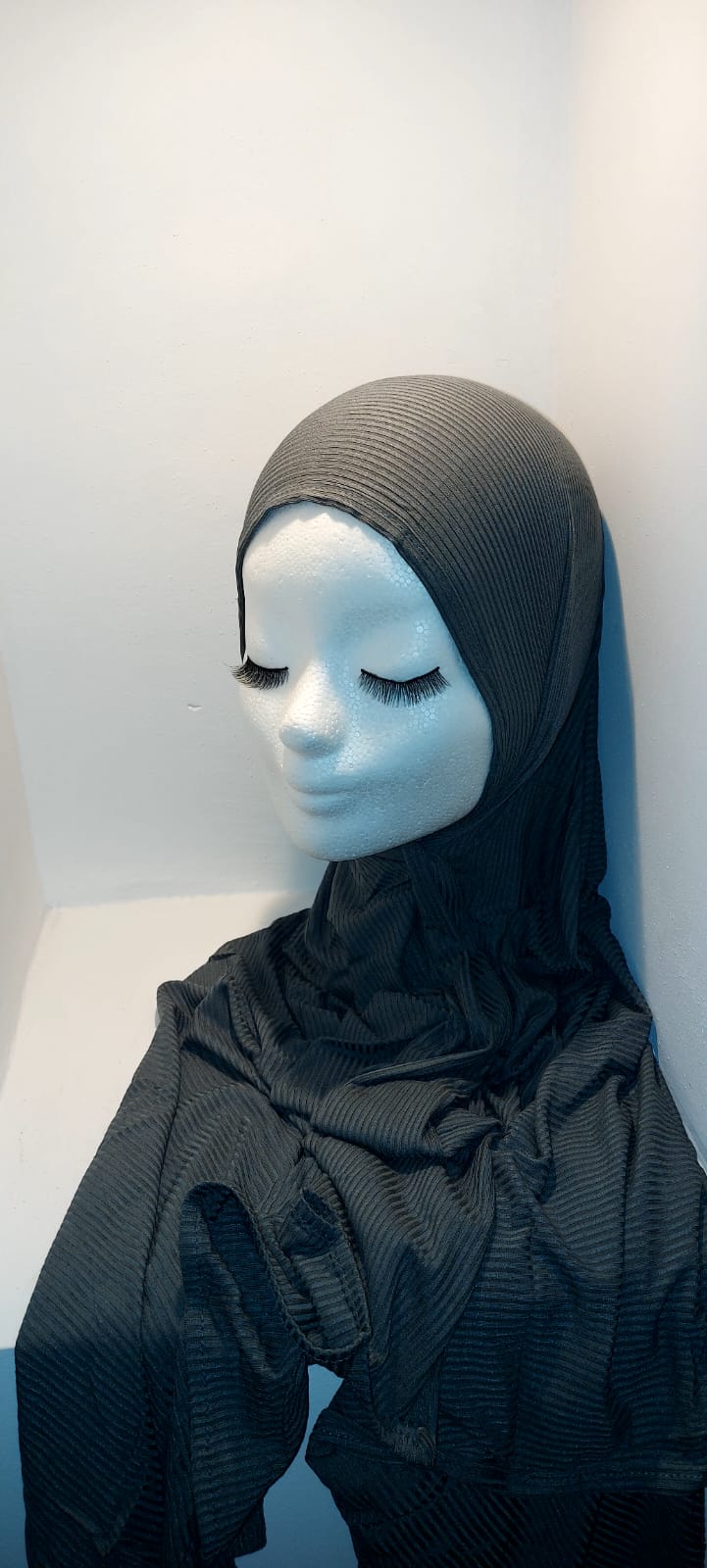 Hijab ribbelstructuur Founara