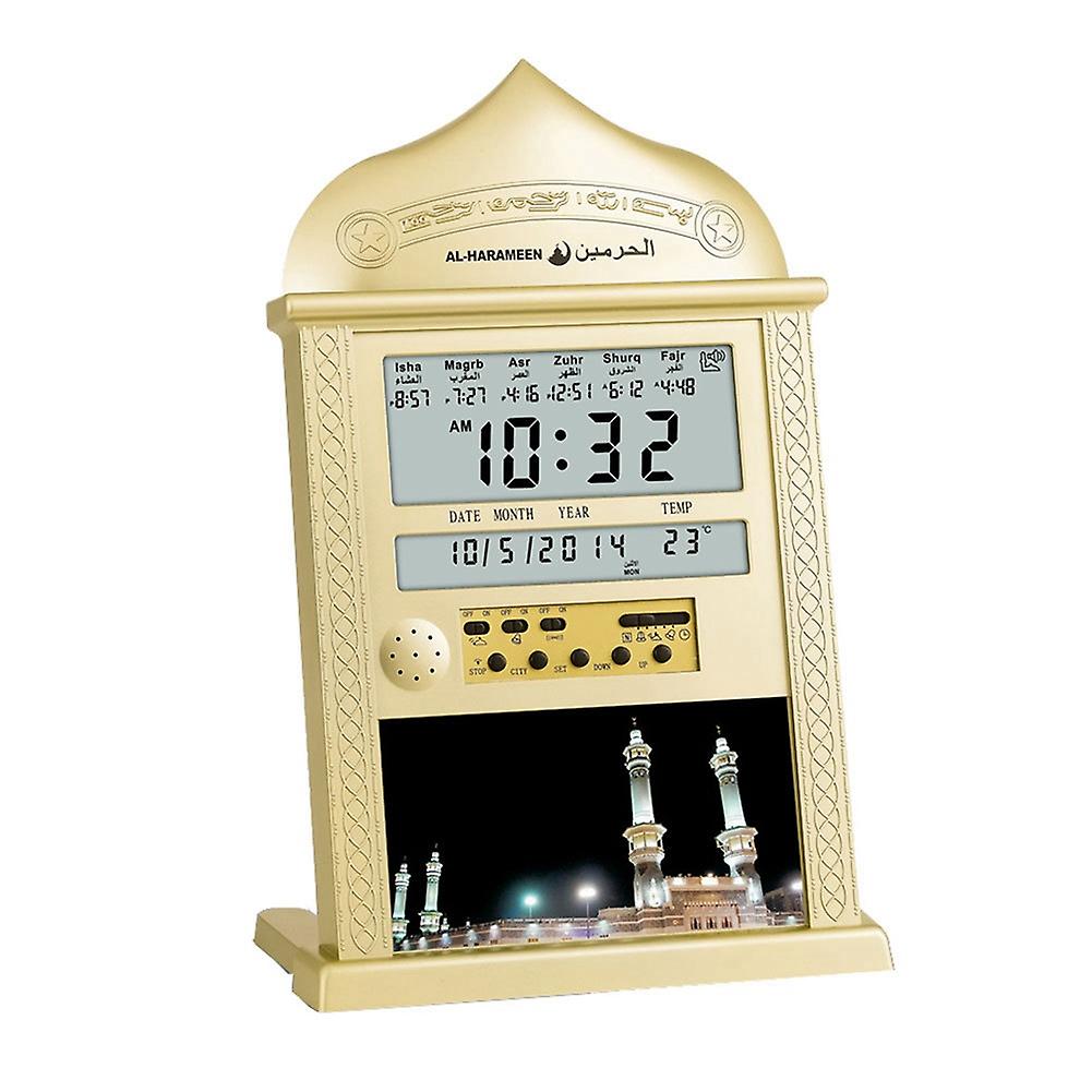 Adhan clock - Al Harameen mosque shape