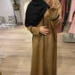 Abaya with zipper & pockets