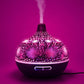 Ultrasonic Aroma Diffuser 3D - Donker bruin hout - 400ml