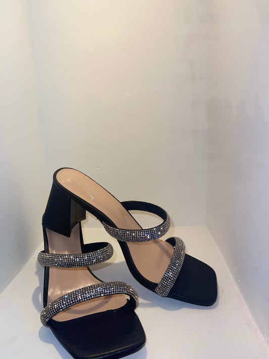 Shoes Slip-ons - with heel and shine party