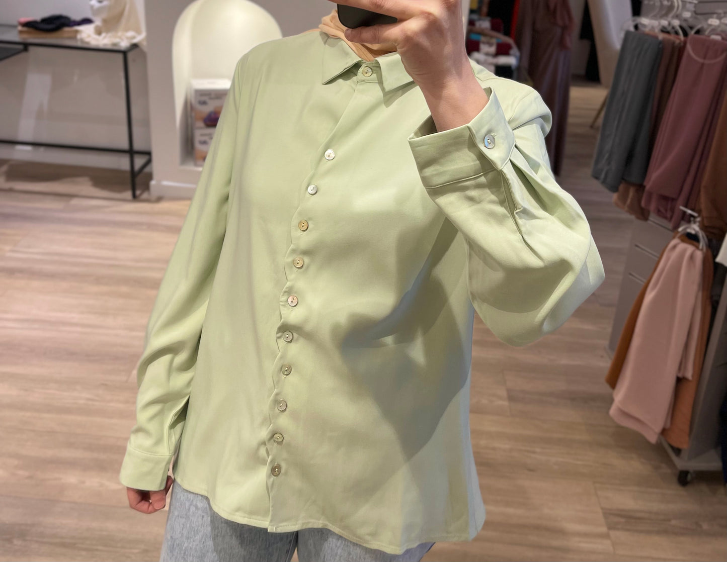 Blouse - with button formation