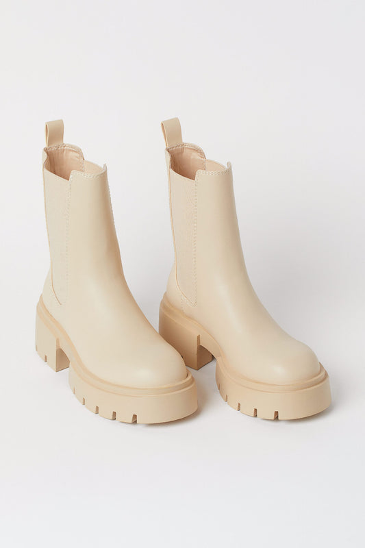 Schoenen Chelsea boots - beige