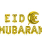 Eid Mubarak slingers - Folie in drie varianten