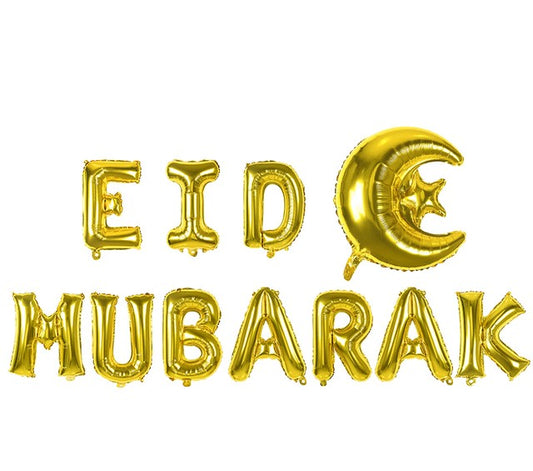 Eid Mubarak slingers - Folie in drie varianten