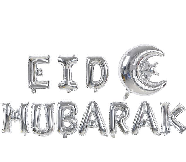 Eid Mubarak slingers - Folie in drie varianten