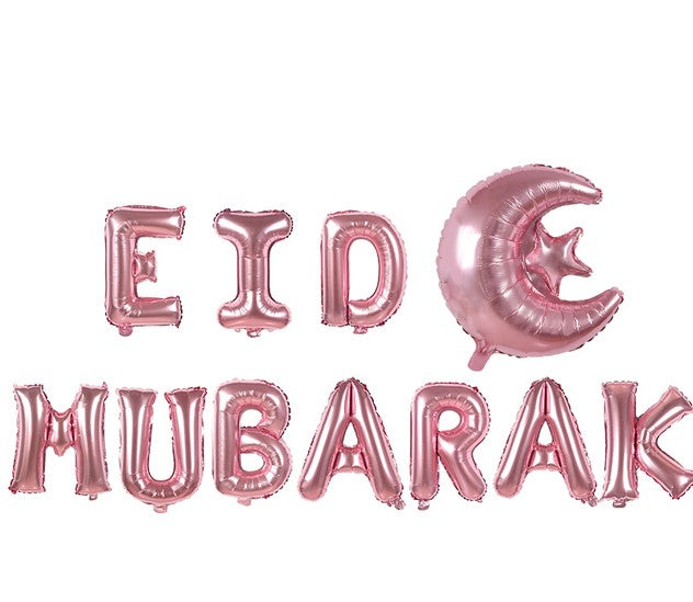 Eid Mubarak slingers - Folie in drie varianten