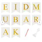 Eid Mubarak- Vlag Goud&wit