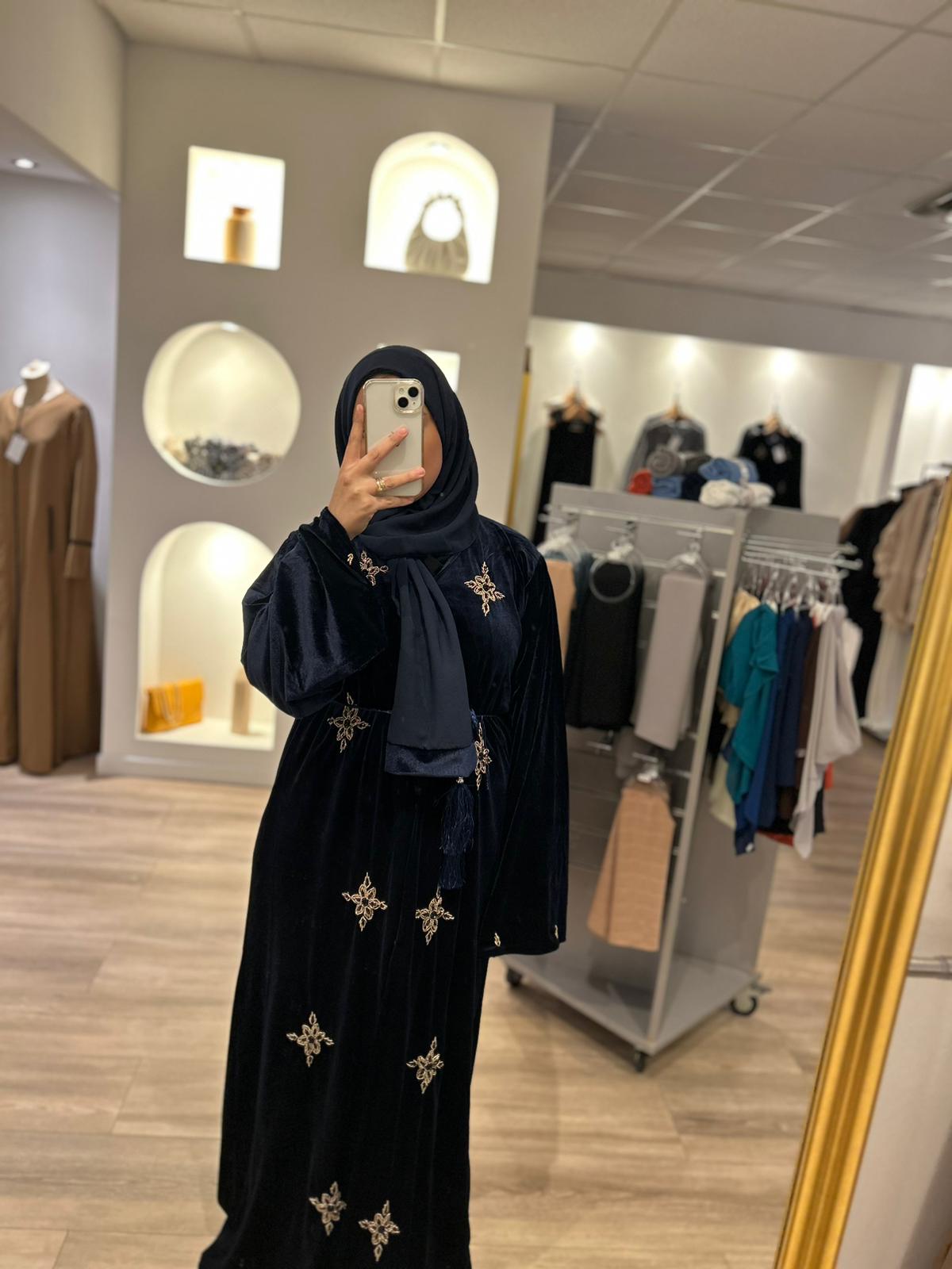 Abaya kimono- Blue bay