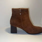 Suede ankle boots - with heel